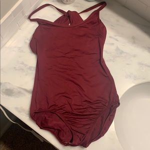 Maroon Leotard!